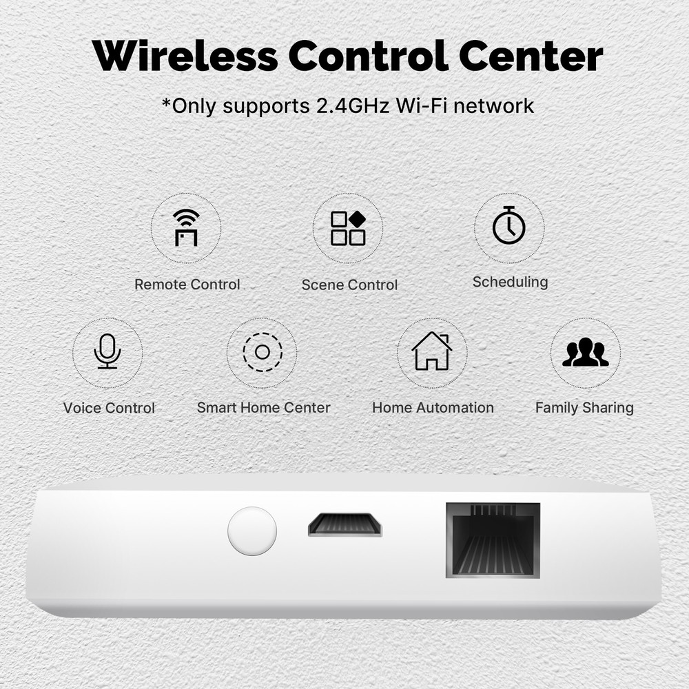 MOES Tuya Smart Wired Hub ZigBee Bluetooth Mesh Gateway App Control