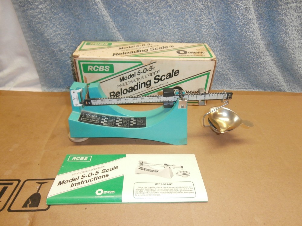RCBS MODEL 505 POWDER / RELOADING SCALE 5-0-5