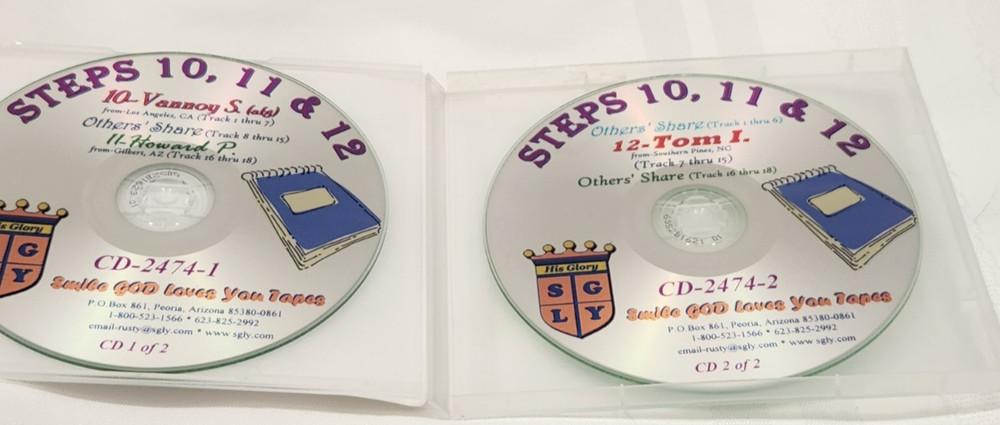 Al Anon Steps 10-12 Vannoy Shaw & Tom I CD Sets Self Help