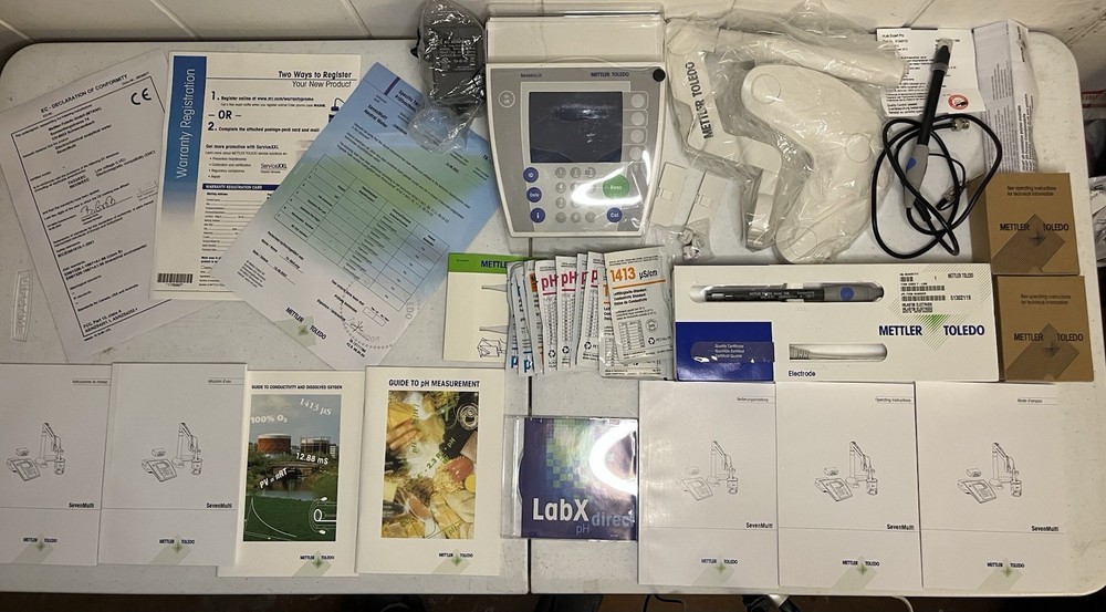 Mettler Toledo SevenMulti S47K Complete pH & Conductivity Meter System