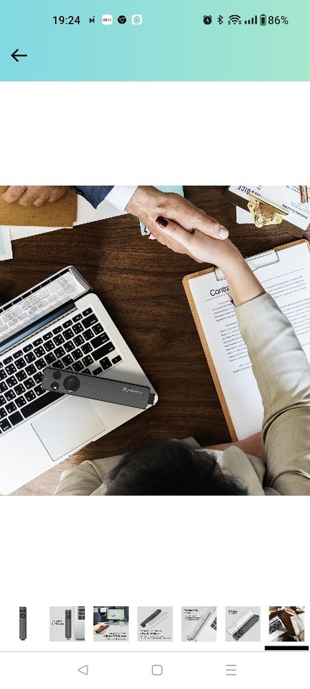 X-Image Pointer, Wireless Presentation Clicker with Pointer, Usable on All...