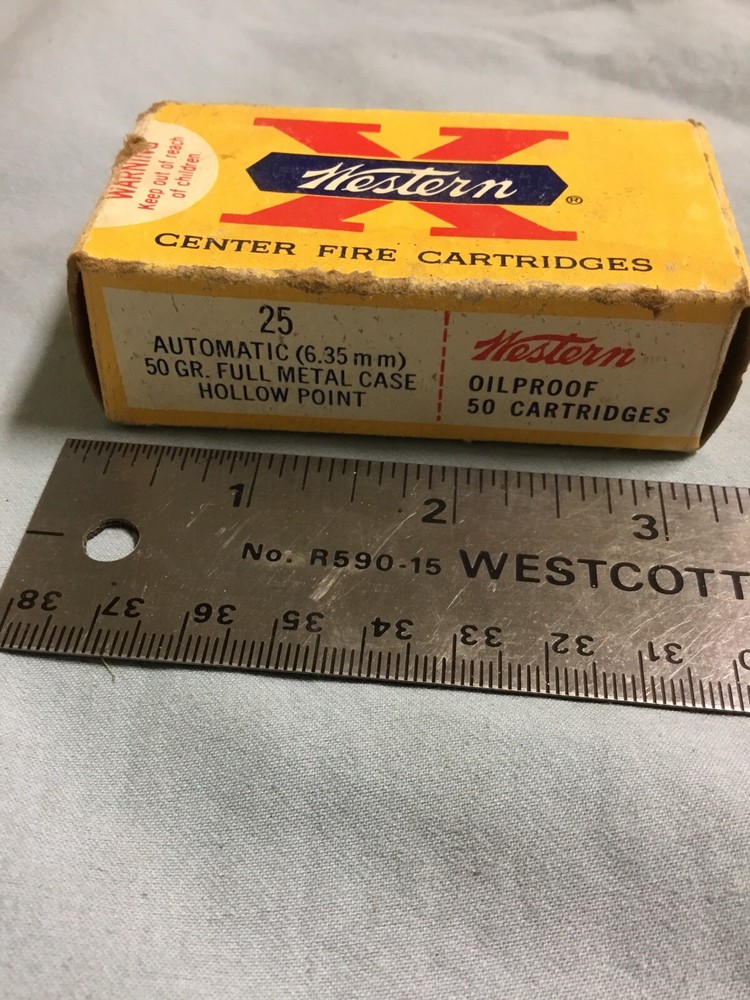western 25 auto box EMPTY BOX
