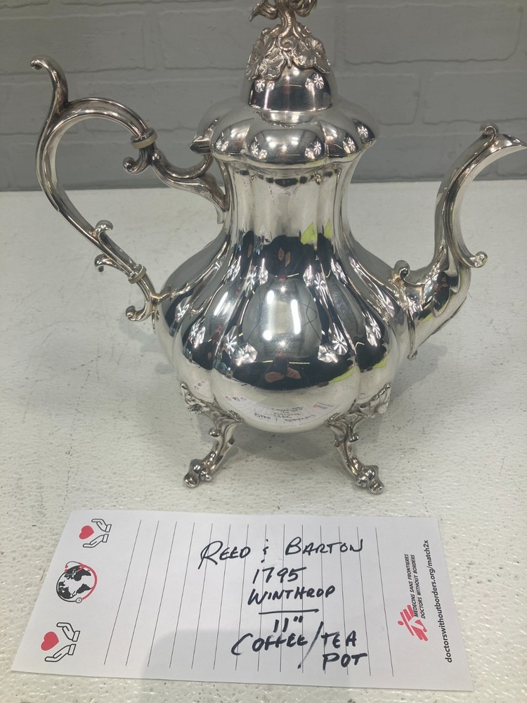 SILVER PLATE COFFEE/TEA POT
