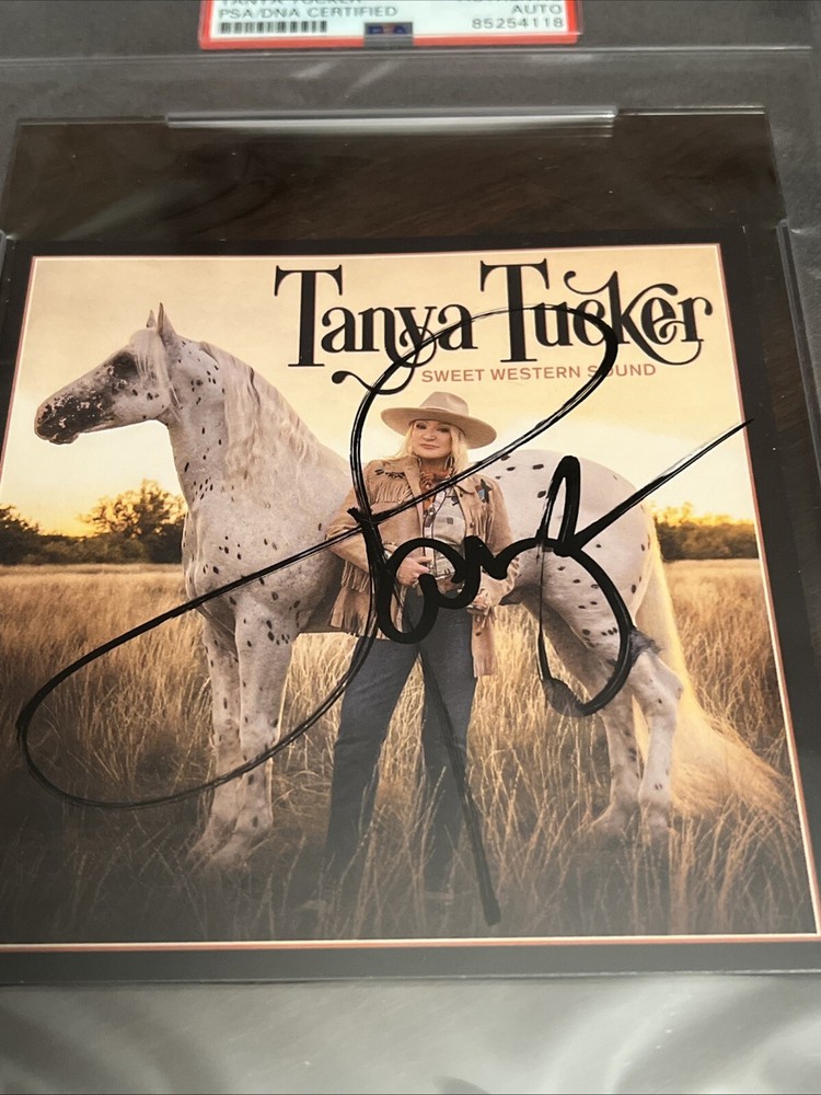 Tanya Tucker Signed cd Booklet PSA!!