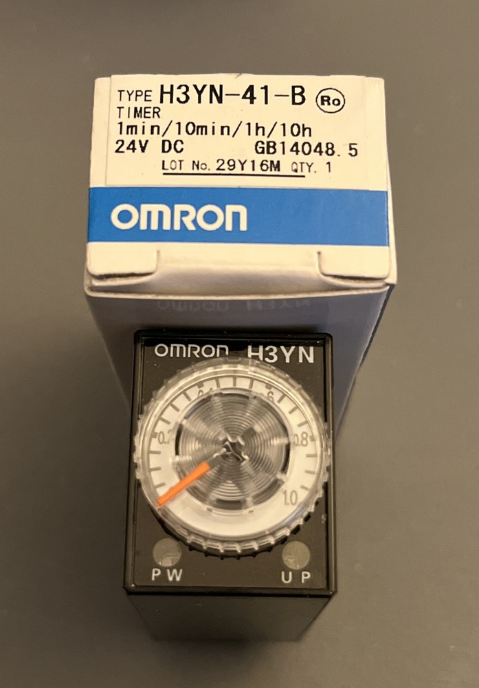 Omron Timer H3YN-41-B solid-state analog long-range 1 Min-10h timer LED H3YN41B