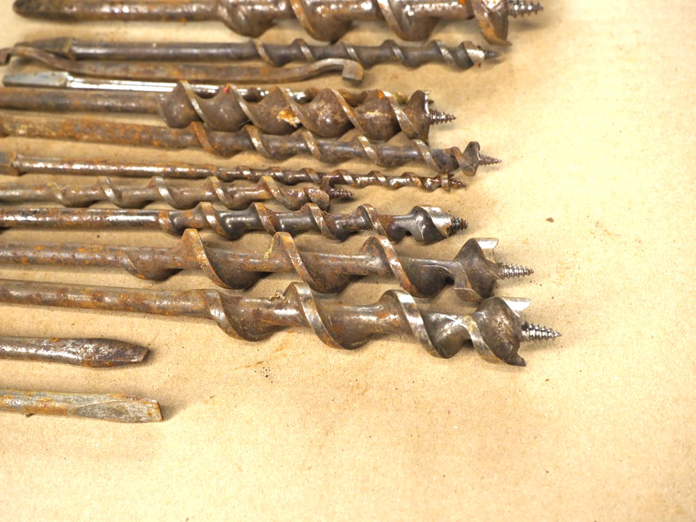 Auger bit hand brace drill bits