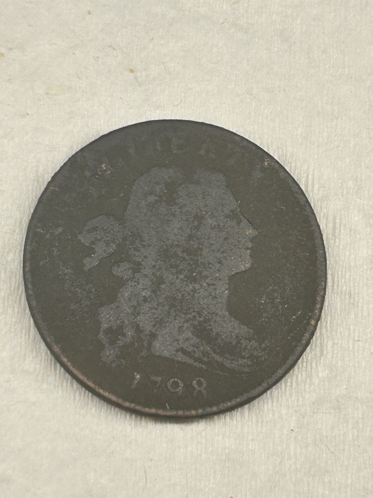 1798 draped bust large cent G-VG