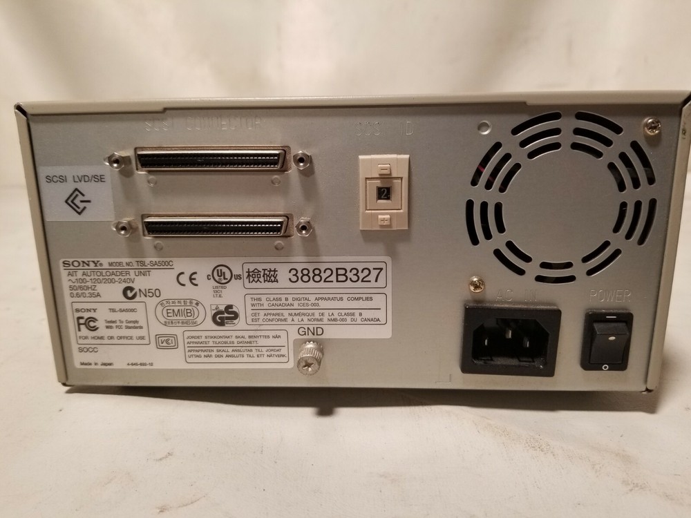 Sony AIT Autoloader Unit TSL-SA500C