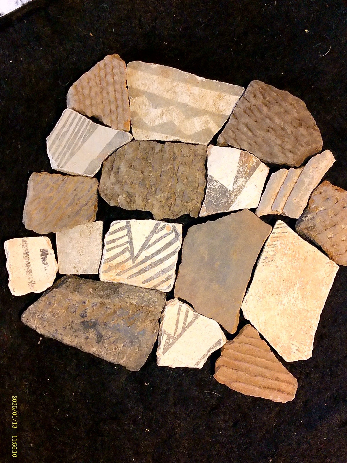 Arizona Anasazi Pottery Shards Prehistoric Indian Artifacts *FREE SHIPPING* #AP7