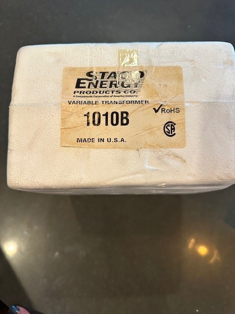 Staco energy variable transformer 1010b NEW UNOPENED BOX