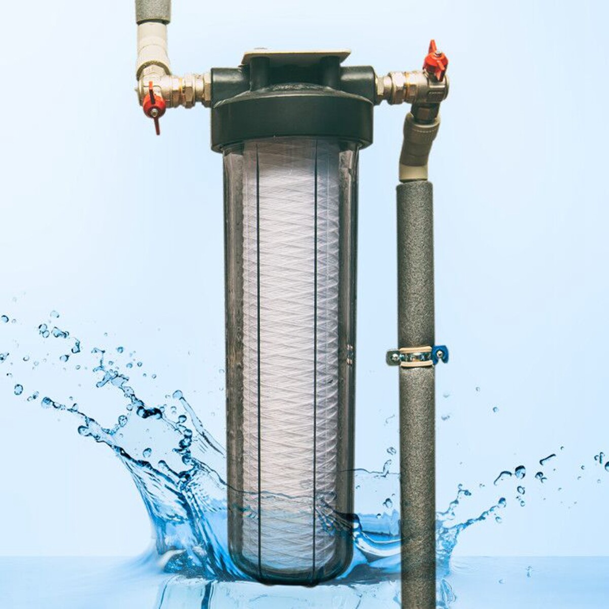 10" x 2.5" String Wound Whole House Farm Well Water Sediment Filter Replacement