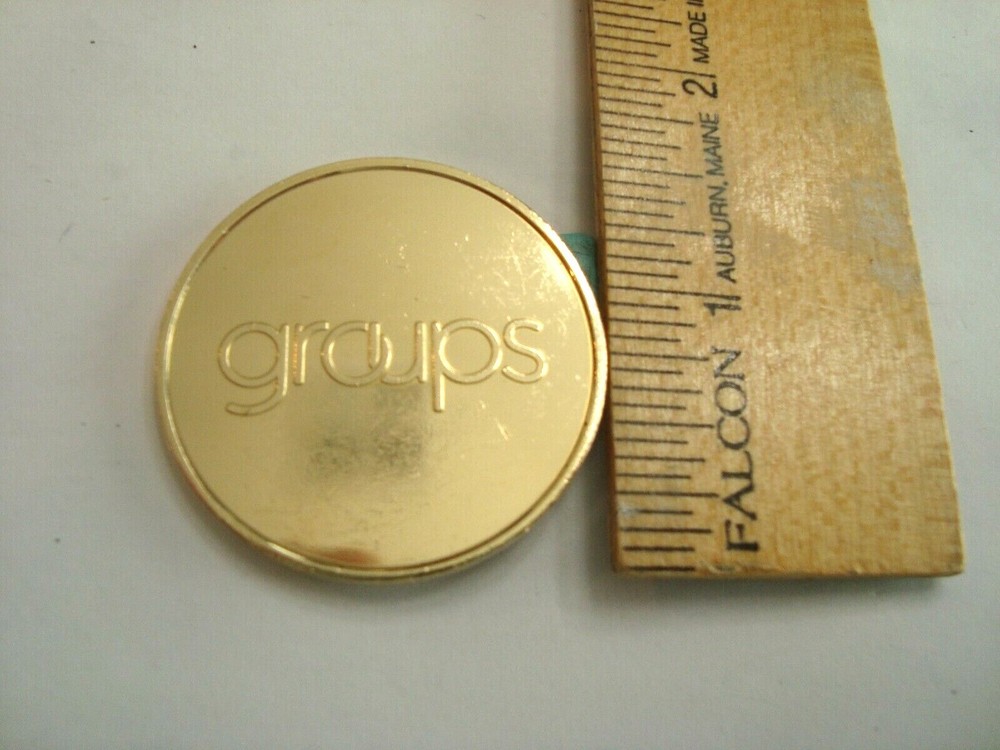 GROUPS - One Month -- brass Token