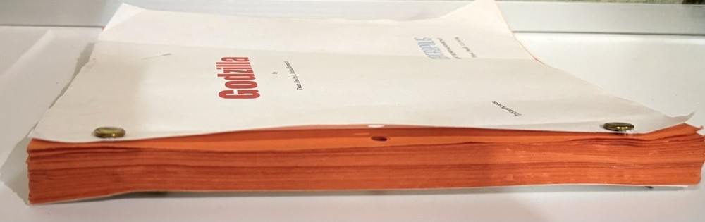 Godzilla Original Movie Script Screenplay Draft Cinephonic Ent. Unproduced