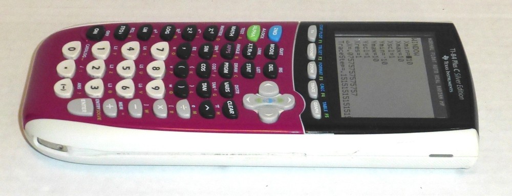 Texas Instruments TI-84 Plus C Silver Edition Graphing Calculator with Cover