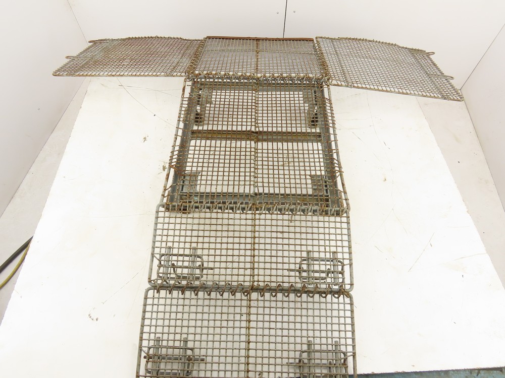 Miniature Collapsible Folding Stackable Industrial Wire Baskets 18"x20"x16"