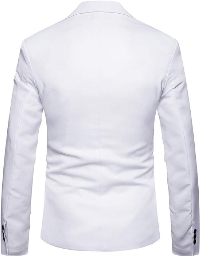 XLarge Catheive Men's Blazer Lightweight Casual Solid One Button Slim Fit