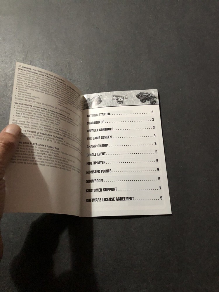 Monster jam ps2 manual Only