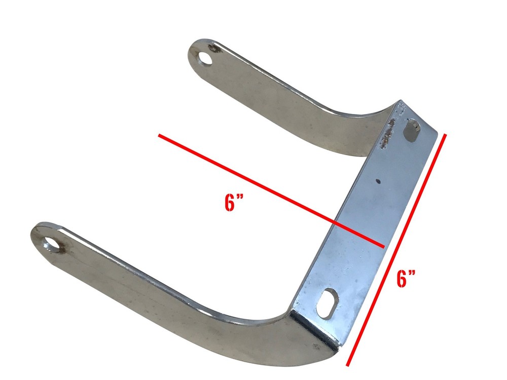 Chrome Headlight Lamp Bracket Motorcycle Universal Harley Indian