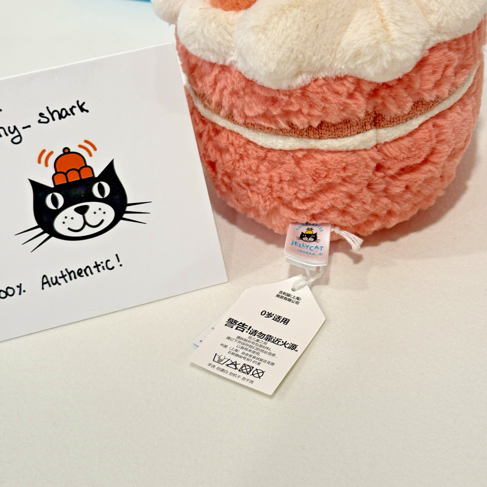 Jellycat Shanghai Exclusive Melibie Peach Cake - 100% Authentic - Ship from US