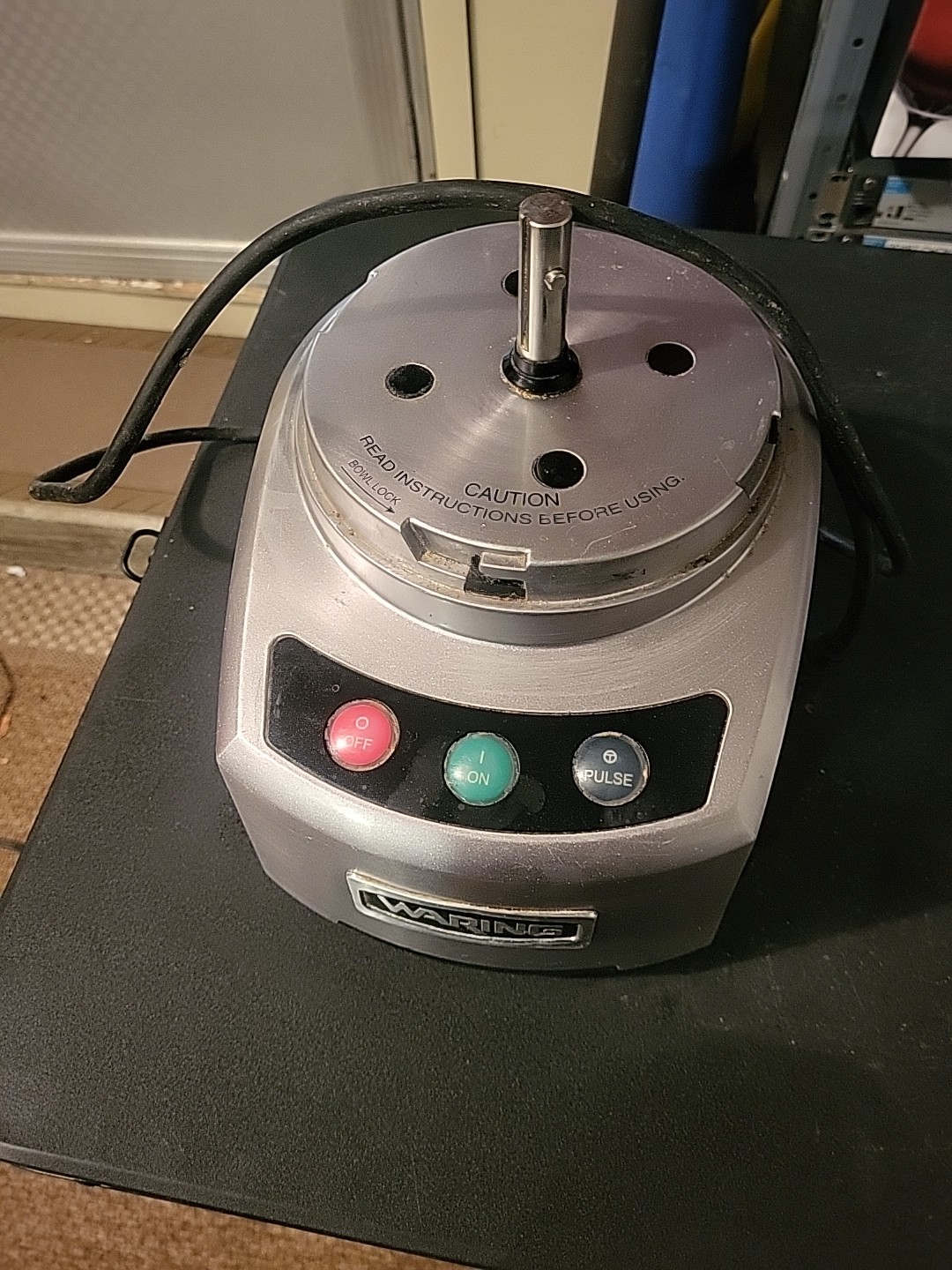 Waring Food Processor WFP16SCD No Pitcher Or Blade Just Base