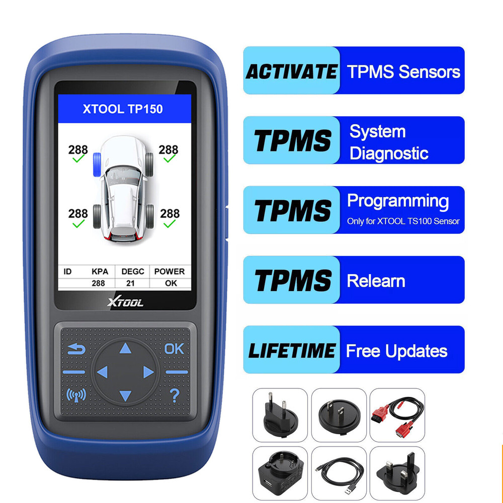 XTOOL NEW TP150 TPMS Programming Tool Universal TPMS Relearn/Reset/Activate 2026