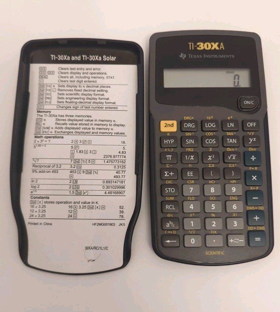 Texas Instruments TI-30Xa Scientific Calculator