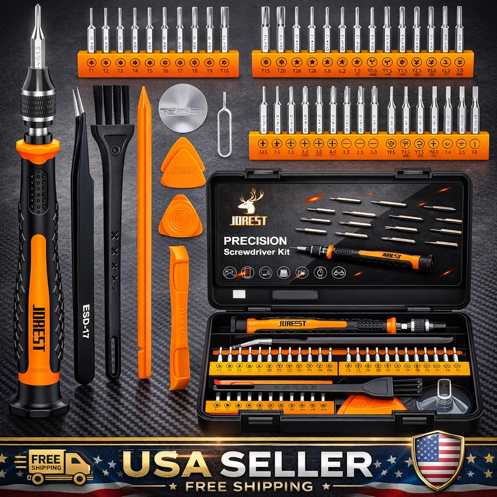 JOREST 40Pcs Small Precision Screwdriver Set Computer, Laptop, PC, iPhone