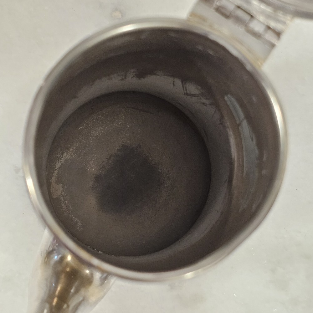 Poole Silver Co Sheffield Silverplated Coffee Tea Pot, Sugar Creamer 4 piece set