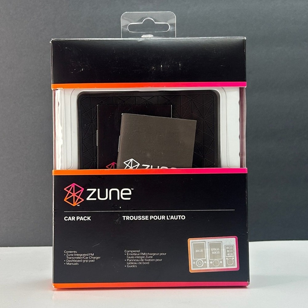 Microsoft Zune Car Pack FM Transmitter Black