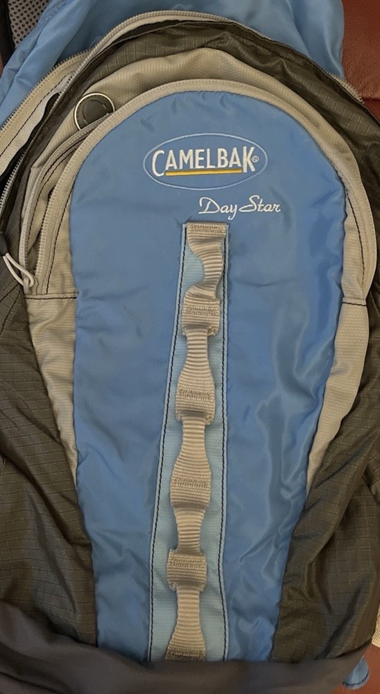 Camelbak Day Star Hydration Backpack *No Bladder* Gray & Blue Hiking Adjustable