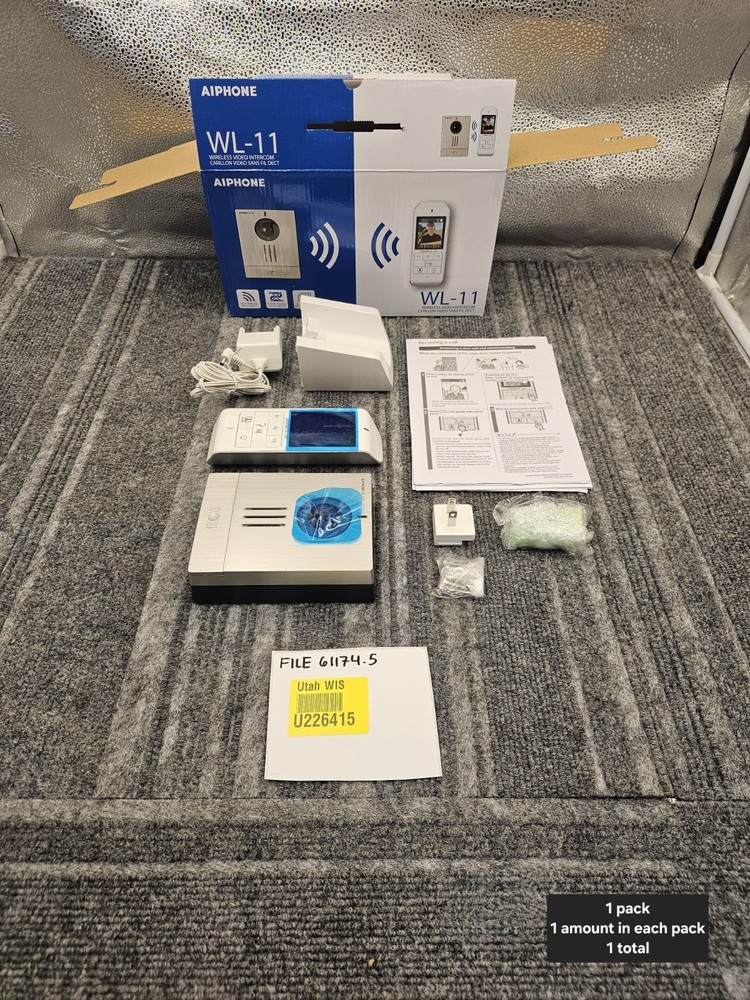 AIPHONE WL-11.E1: WL-11 Wireless Video Intercom, DECT 1.9GHz Wireless