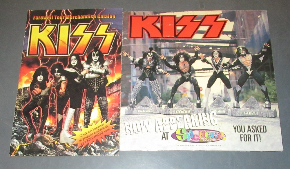 KISS Farewell Tour & Spencer Gifts Merchandise Catalogs