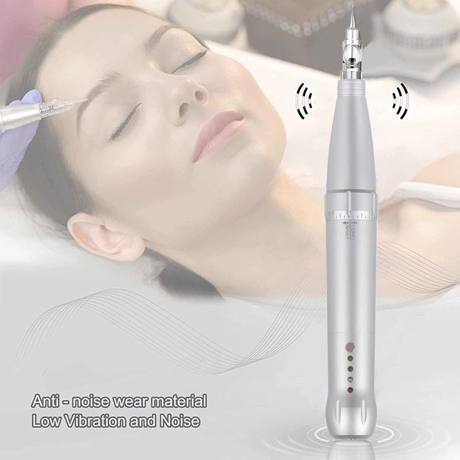 Permanent Makeup Pen Eyebrow Lip Eyeliner Rotary Tattoo Machine Microblading