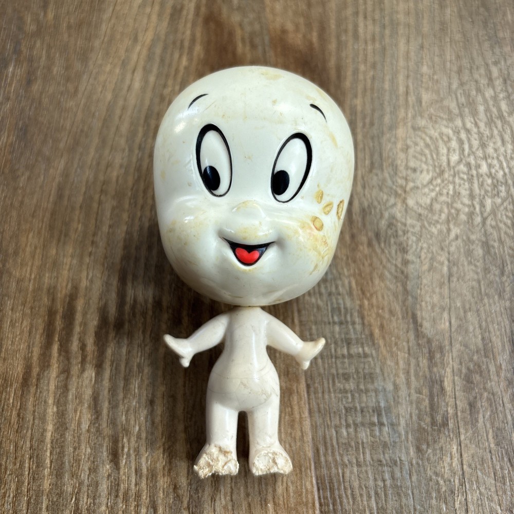 Vtg 1971 Mattel CASPER GHOST Talk Up TALKING DOLL Play w/ Me Pull String WORKS