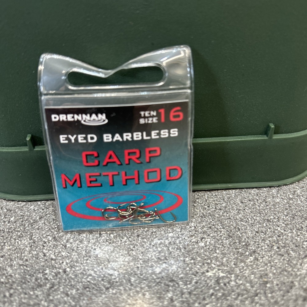 Drennan Carp Method Eyed Barbless Size 16