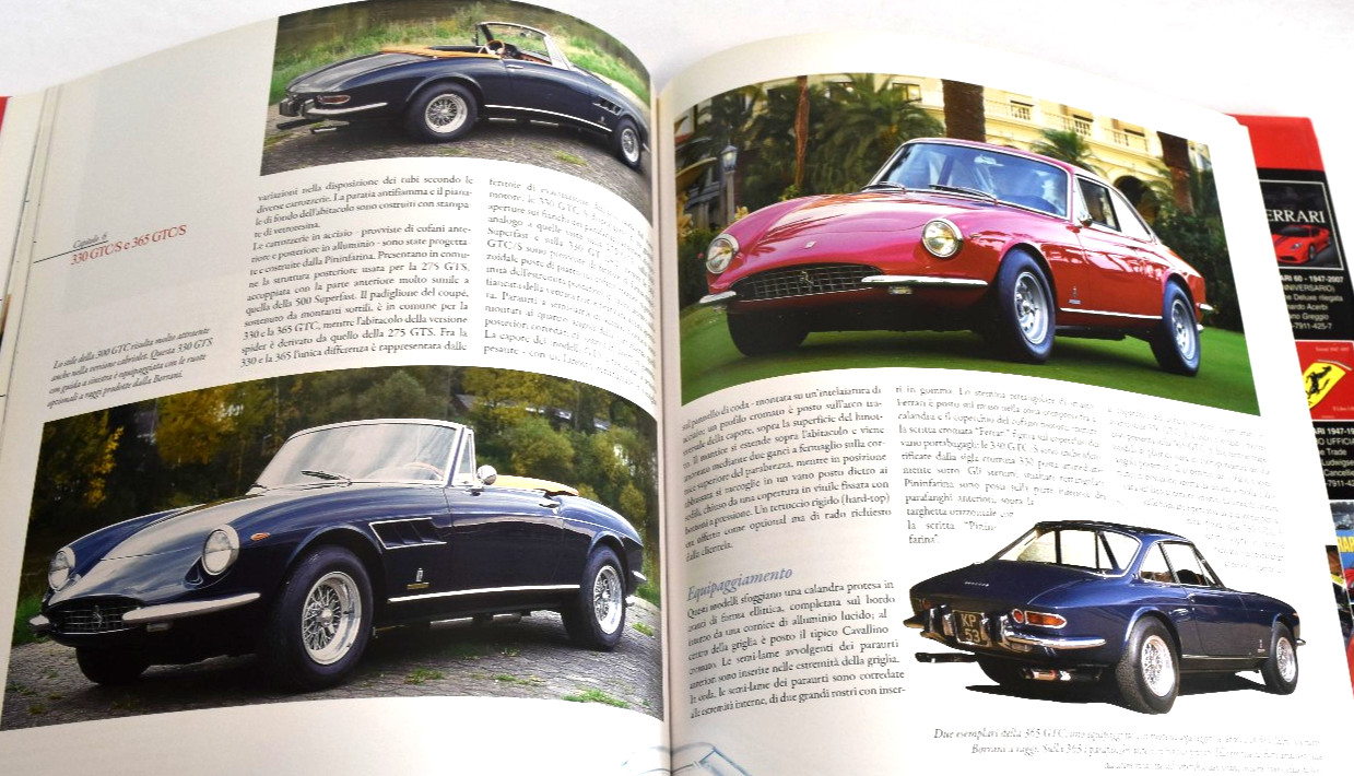 ORIGINAL FERRARI V12 BOOK BLUEMEL KEITH 1965-1973 Classiche & Orig ITALIAN GUIDE