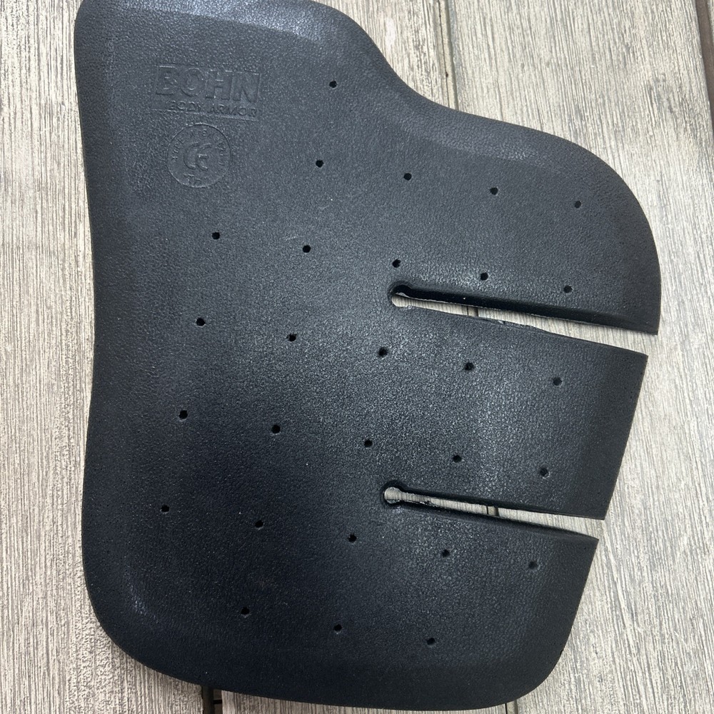 Bohn Body Armor Motorcycle Protective Insert Trauma Plate Crotch + Buttocks Butt