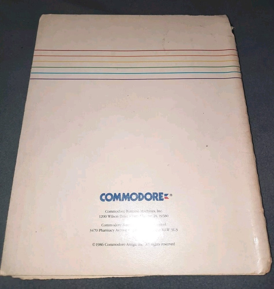 Introduction to the Commodore Amiga Spiral Book/Guide