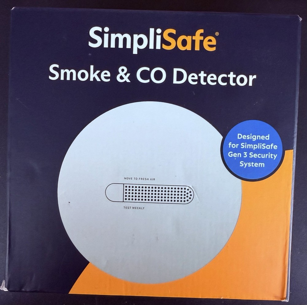SimpliSafe Smoke & Carbon Monoxide Detector White CA002