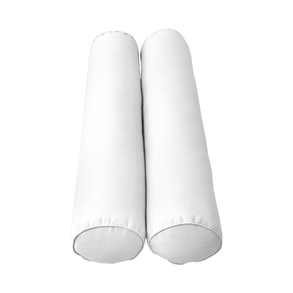 S6 Queen Same Piped Daybed Mattress Bolster Insert and Cover Complete Set AD106