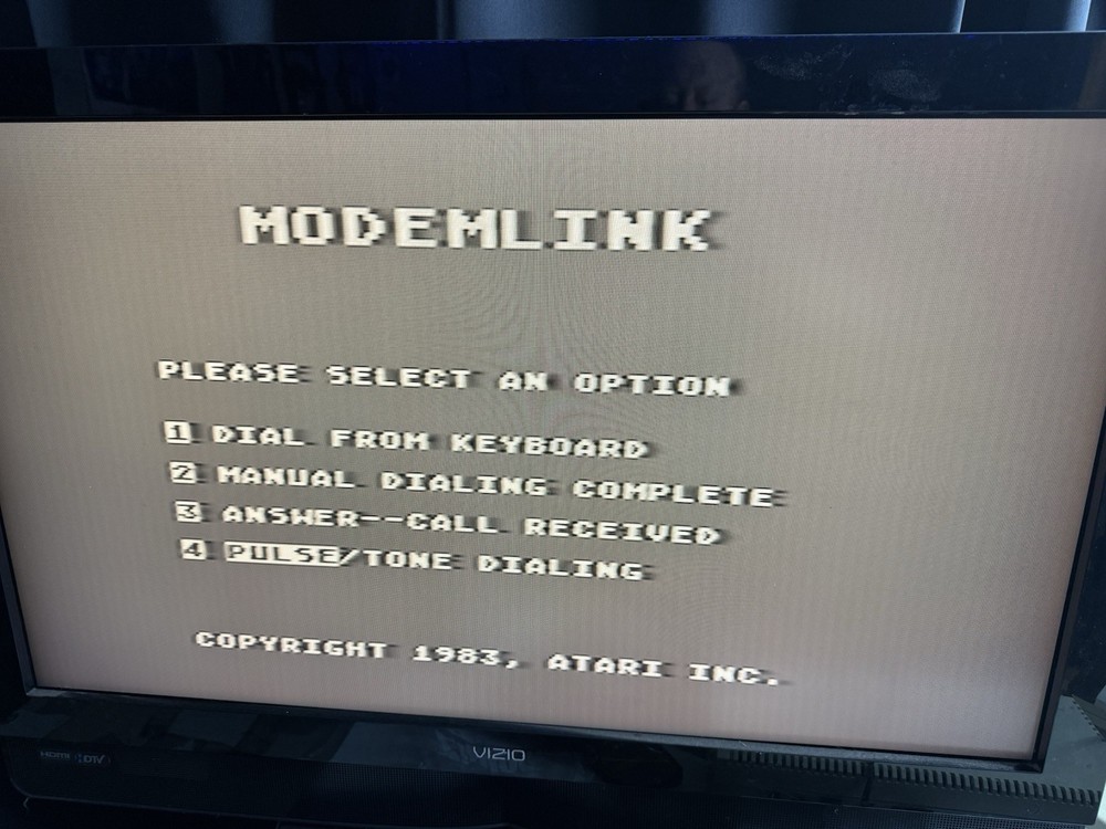 ATARI 1030 Modem Fully Tested Will Supply Power Cable Upon Request