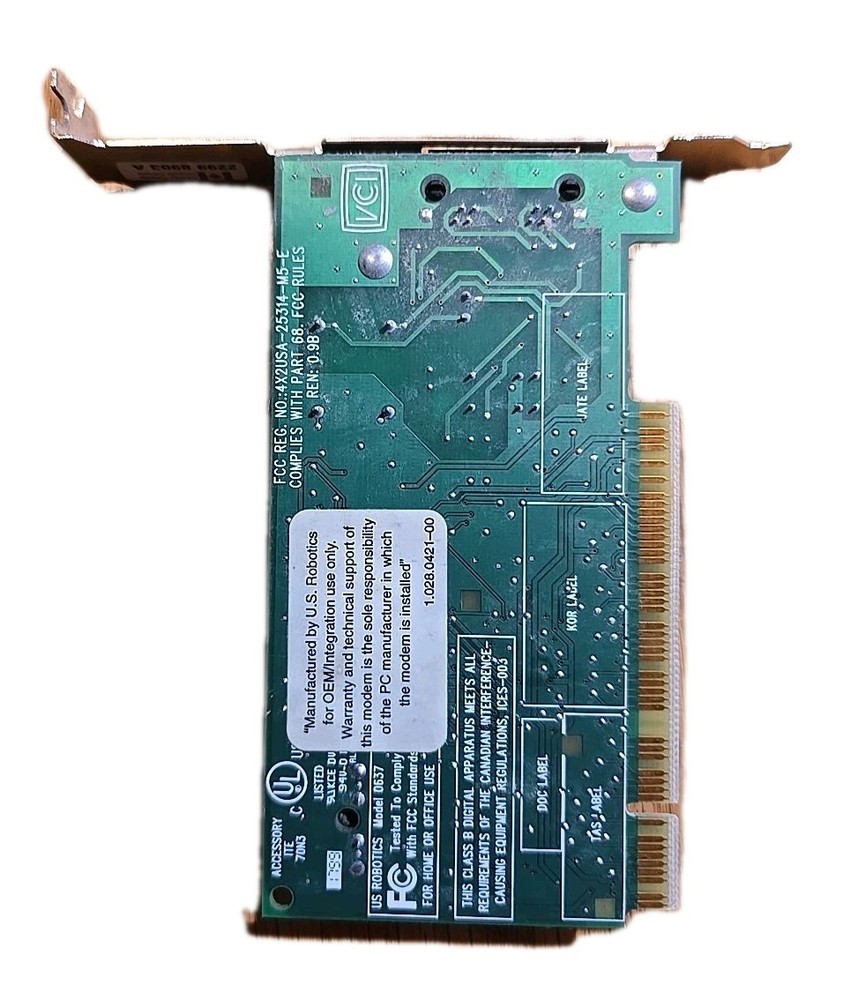 PCI 56K Modem 0637 3COM US Robotics