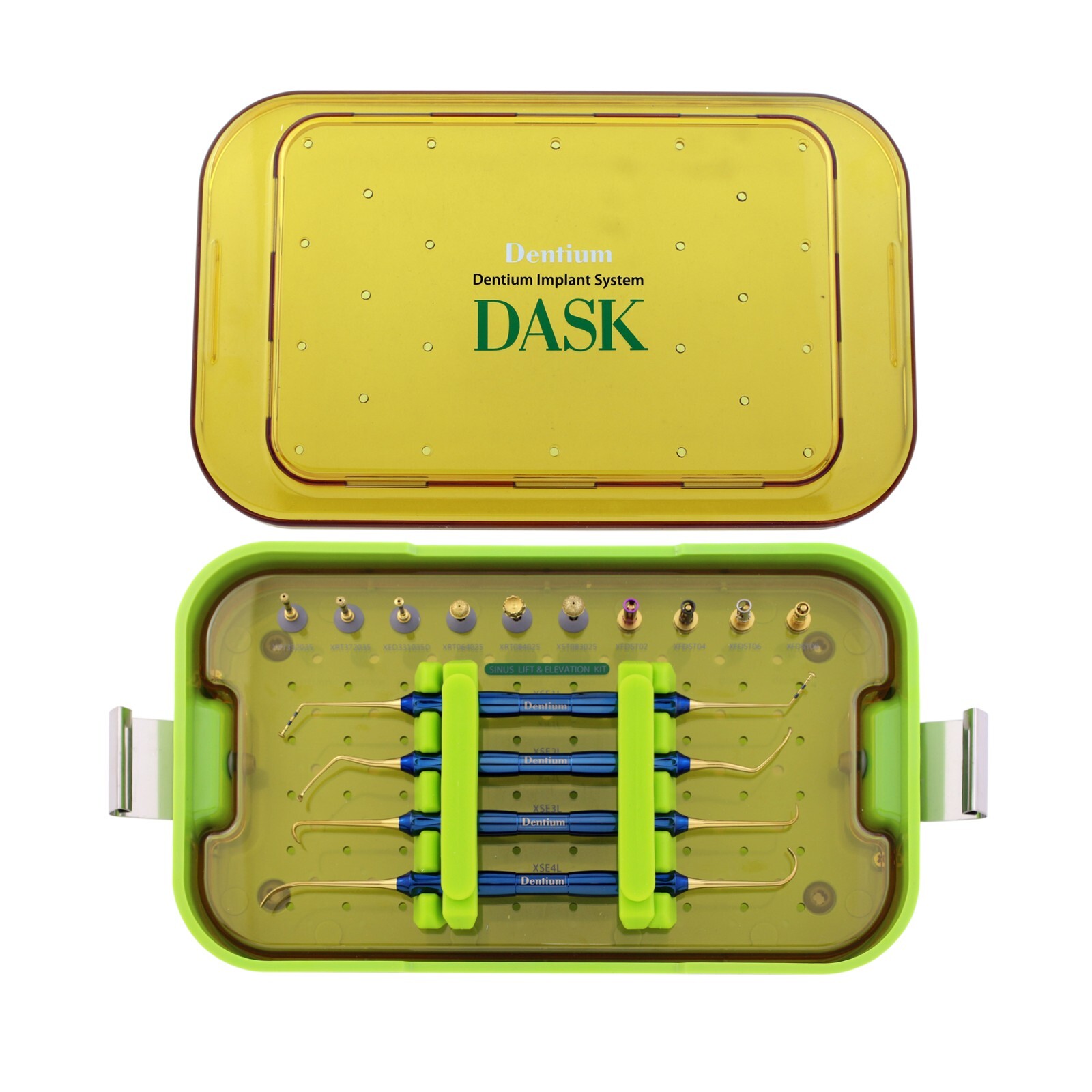 DASK Dental Sinus Lift Kit Lateral Crestal Drills Stoppers Elevation Instruments