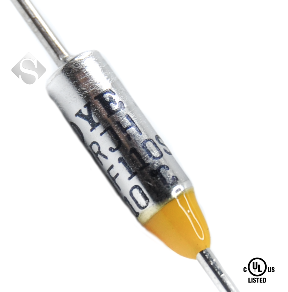 3 Pcs CANTHERM SDF DF110S THERMAL FUSE - FUNCTIONING TEMP: 110 DEGREE
