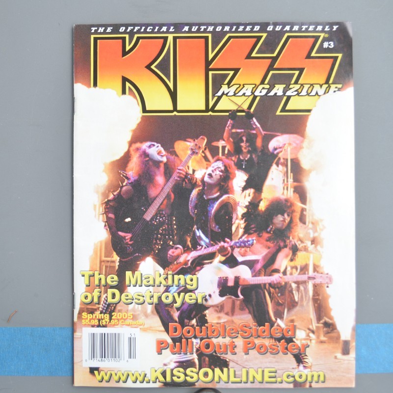 KISS Official Quarterly Magazine Issue 3 Ships Free In USA