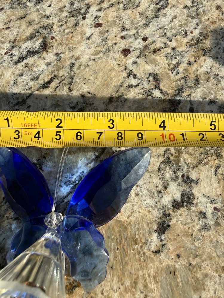 Glass Butterfly light Up. Untested. Needs Battery