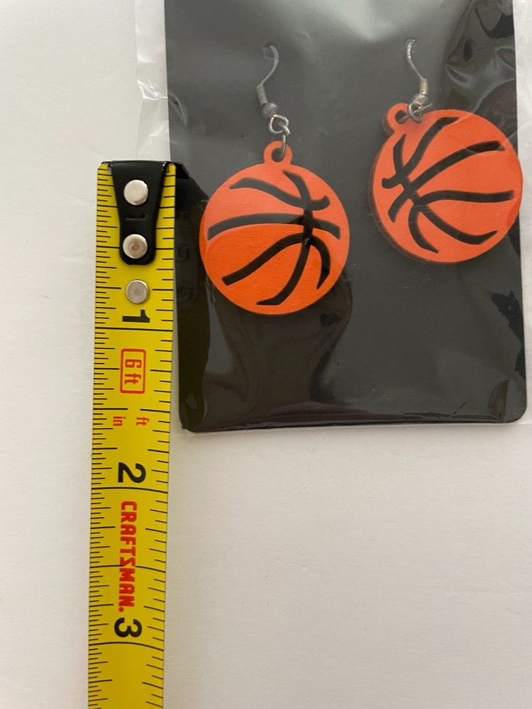 Basketball Earrings