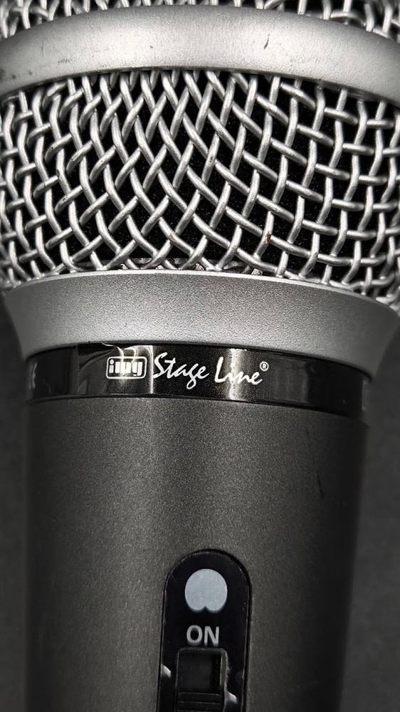 Dynamic DM-2500 Microphone Used Working Grey
