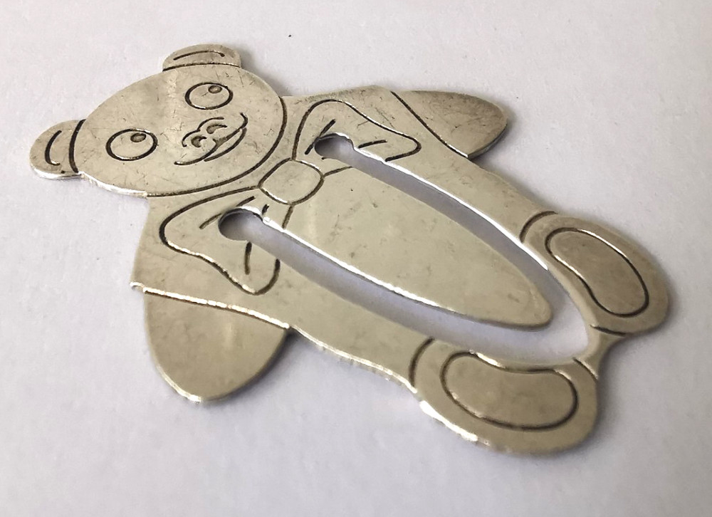 Tiffany & Co Solid Silver Teddy Bear Bookmark