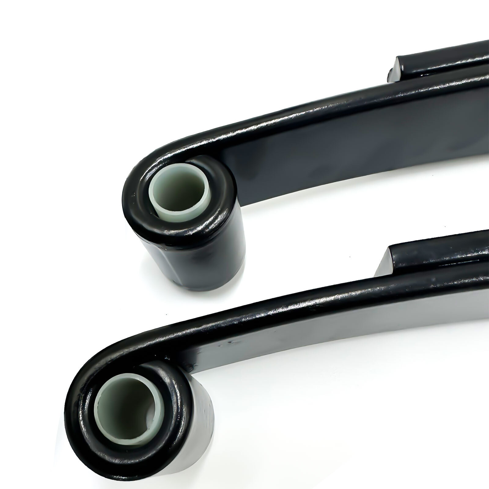 For 3500lb Tandem Trailer Axle Suspension Kit 1750lb 4 Leaf Springs + Hanger Kit